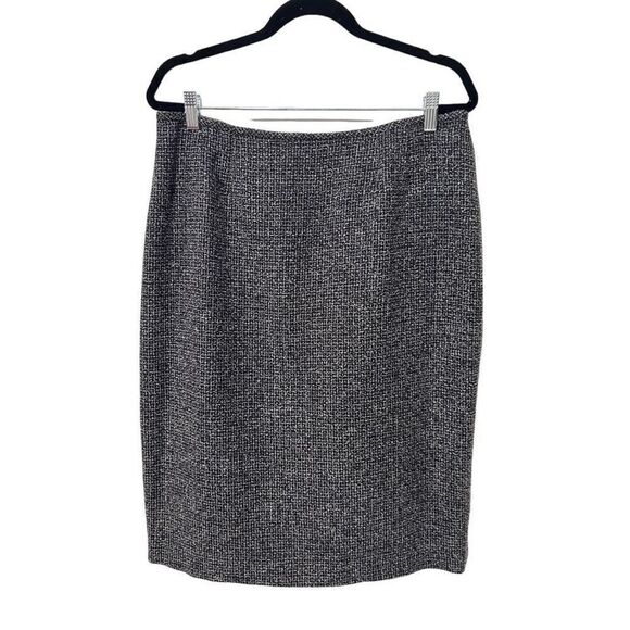 Vintage Evan Picone Wool Velvet Velour Boxy Blazer Skirt Set Size 10 Structured - Picture 7 of 16